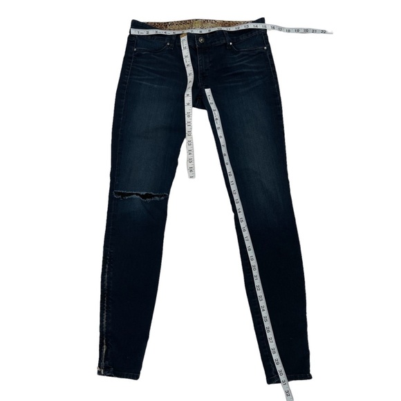 Rich & Skinny Side Ankle Zip Distressed Jeans Size 29 Women’s - Picture 5 of 6
